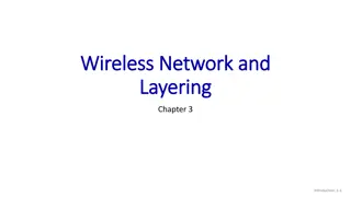 Wireless Networks, Internet Protocols, and Network Layering