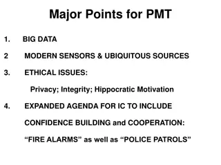 Big Data, Modern Sensors, and Ethical Issues in Public Technical Means