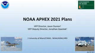 NOAA APHEX 2021 Plans and Aircraft Assets Overview