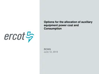 Allocation of Auxiliary Equipment Power Cost Options