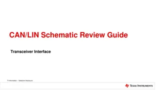 CAN and LIN Transceiver Schematic Review Guide