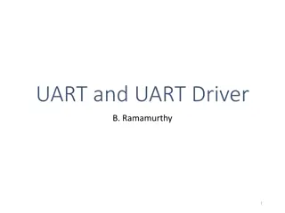 UART communication for device drivers