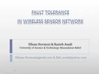 Wireless Sensor Network Fault Tolerance and Detection Methods
