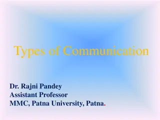 Different Types of Communication Methods