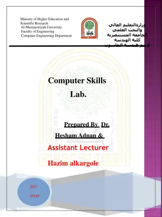 Computer Engineering Essentials at Al-Mustansiriyah University