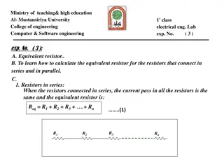 Equivalent Resistor Calculation Experiment