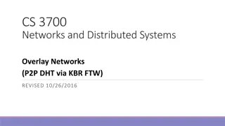 Exploring Overlay Networks and Consistent Hashing in Distributed Systems