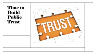 Building Public Trust Through Engagement