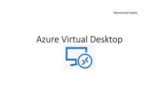 Mahammad Kubaib Azure Virtual Desktop and Active Directory Services