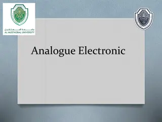 Diodes: V-I Characteristics and Models