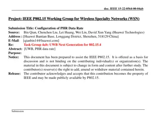Dynamic Configuration of PHR Data Rate for Next Generation Wireless Specialty Networks