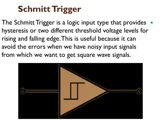 Function of Schmitt Trigger Circuits