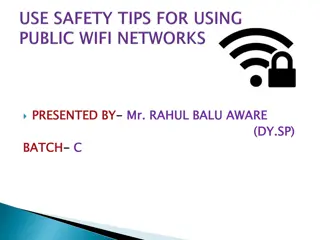 Secure Tips for Using Public Wi-Fi Networks
