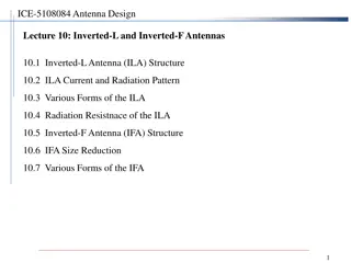 Inverted-L and Inverted-F Antennas in Antenna Design