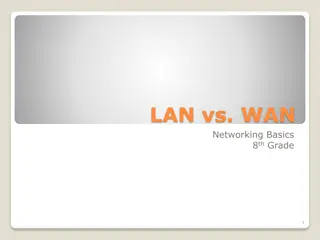 LAN vs. WAN Networks and Their Advantages and Disadvantages
