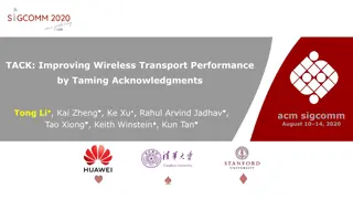 Improving Wireless Transport Performance Through ACK Optimization
