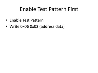 Optical Testing Patterns for Video Calibration