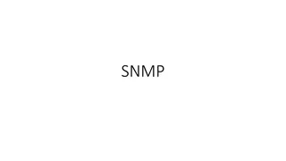 Simple Network Management Protocol (SNMP)