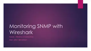 SNMP Protocol and Wireshark Analysis