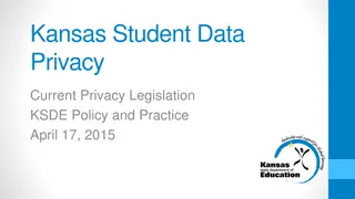 Kansas Student Data Privacy Legislation