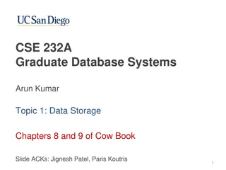 Database Systems Data Storage and Management Overview