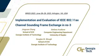 IEEE 802.11ax Channel Sounding Implementation in ns-3