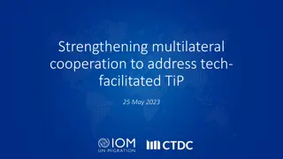 Strengthening Multilateral Cooperation to Address Tech-Facilitated Human Trafficking Data Challenges