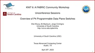 Overview of P4 Programmable Data Plane Switches in Networking