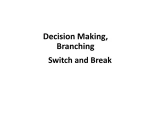 Switch Statements in Programming