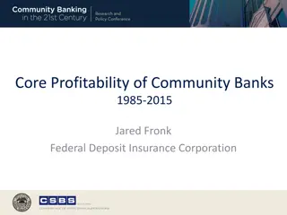 Core Profitability Trends in Community Banking: Insights from Research