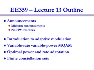 Optimizing Adaptive Modulation for Wireless Communication Systems