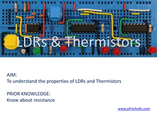 LDRs and Thermistors: Properties and Applications