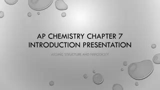 Atomic Structure and Periodicity in AP Chemistry Chapter 7 Presentation