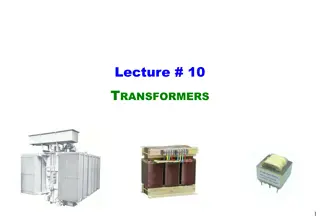 Transformers for Electrical Energy Conversion