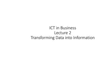 Data Transformation in Business