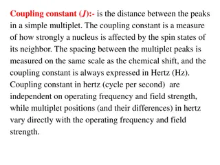 Coupling Constants in NMR Spectroscopy