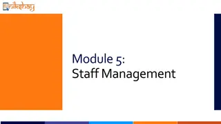 Staff Management Module Overview