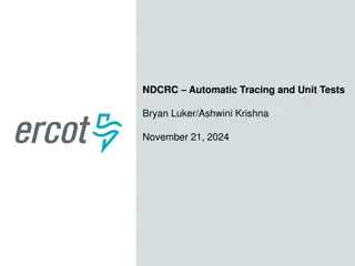 Automatic Tracing and Unit Tests Update for NDCRC Release