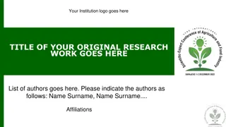 Effective Presentation Tips for Research Work