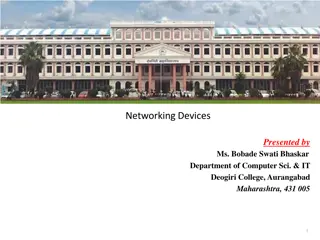 Networking Devices and Connecting Equipment