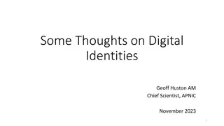 Insights on Identity Schemas for Digital Objects