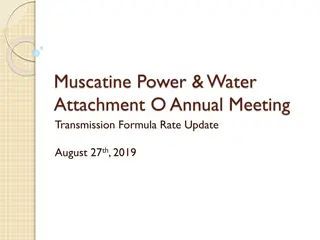 Transmission Rates Update and Annual Meeting Details