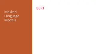 BERT and Masked Language Models