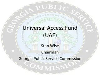 Georgia Public Service Commission's Universal Access Fund History and Role
