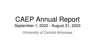 Council for Accreditation of Educator Preparation Annual Report 2022-2023