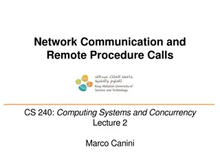 Network Communication in Distributed Systems