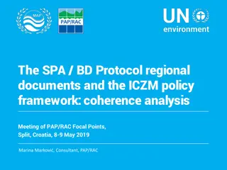 Analysis of Coherence in SPA/BD Protocol Regional Documents and ICZM Policy Framework