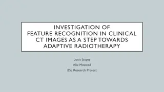 Feature Recognition in Clinical CT Images for Adaptive Radiotherapy