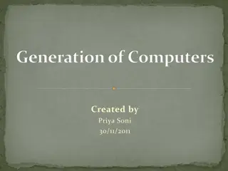 Evolution of Computers: Generations and Advancements