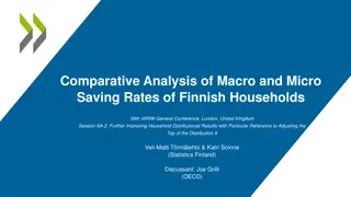 Analysis of Finnish Household Saving Rates Discrepancy